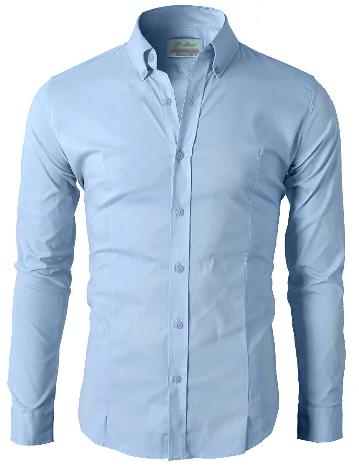 Men's Casual Shirt Button Down Slim Fit Long Sleeve Formal Shirts PS 24