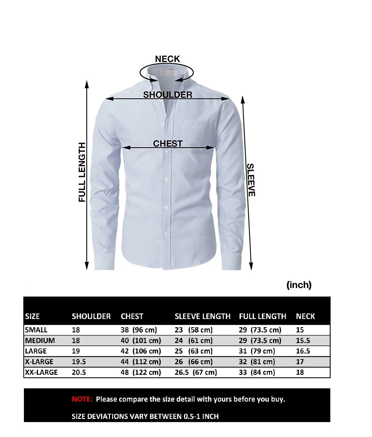 Men's Grandad Long Sleeve Shirts Smart Casual Slim Fit Shirt Mandarin PS 30