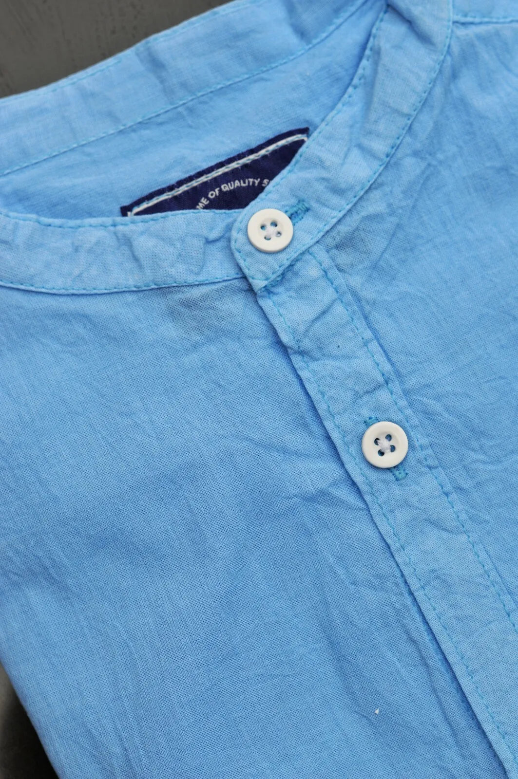 Mens Grandad Casual Shirts Mandarin Smart Shirt Short Sleeve Summer Top RH08
