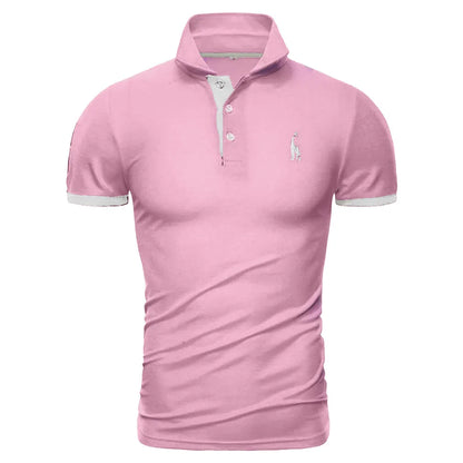 New Mens Polo Shirt T-Shirt Top Short Sleeve Contrast Colours S M L XL PL05