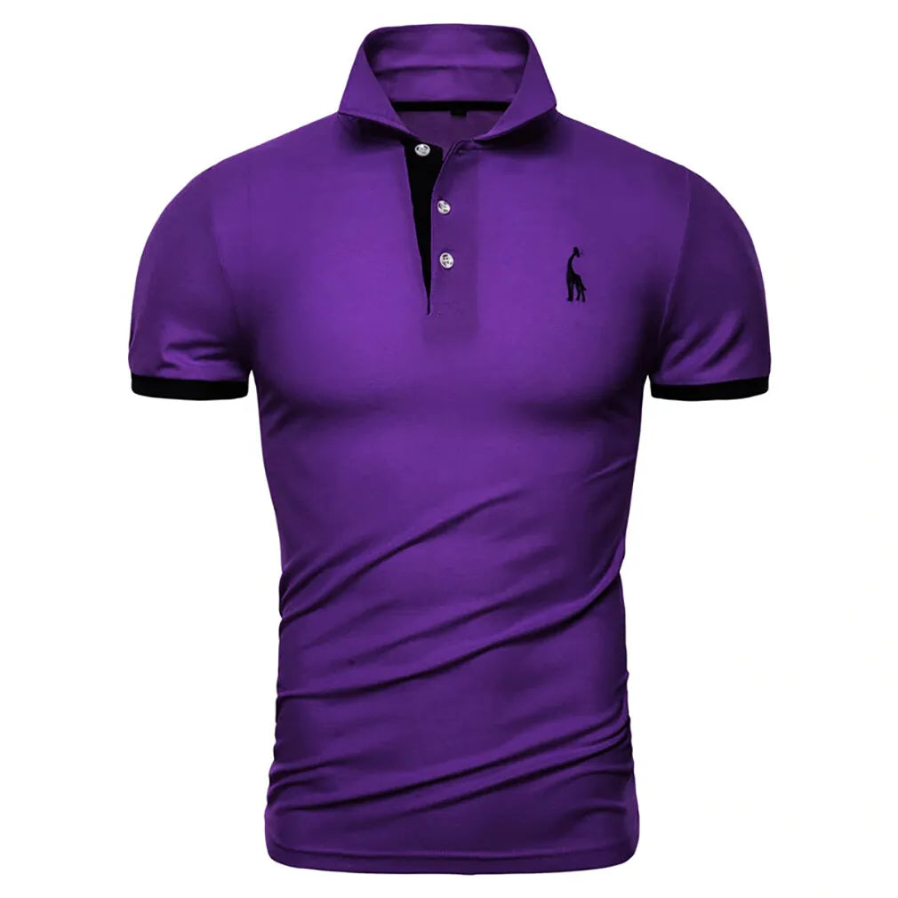 New Mens Polo Shirt T-Shirt Top Short Sleeve Contrast Colours S M L XL PL05