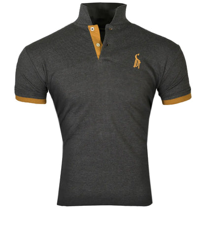 New Mens Polo Shirt T-Shirt Top Short Sleeve Contrast Colours S M L XL PL05