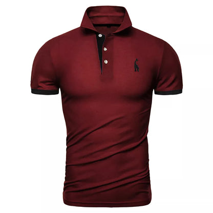 New Mens Polo Shirt T-Shirt Top Short Sleeve Contrast Colours S M L XL PL05